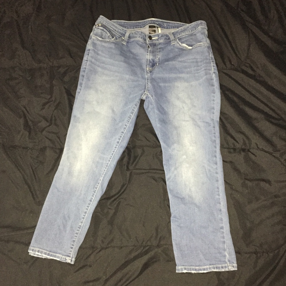 Light blue skinny jeans size 16
